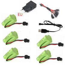 3.6v 2800mAh Battery Charger sets For Rc toy Car Tank Train Robot Boat Gun AA NIMH 2400mAh 3.6v Rechargeable Battery Pack 2024 - buy cheap