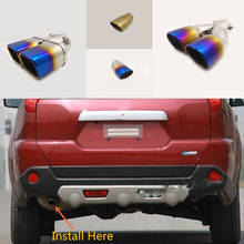 Для Nissan X-trail xtrail T32/Rogue 2008 2009 2010 2011 2012 2013 крышка автомобиля глушитель выхлопной трубы 2024 - купить недорого