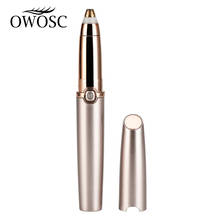 OWOSC-minidepiladora eléctrica de cejas, máquina de afeitar portátil para eliminar el vello Facial, 1 unidad 2024 - compra barato