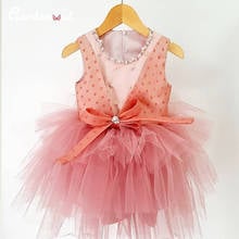 Pearls Beading Puffy Girl Princess Dress Sweet Girl Party Dresses Colorful Unicorn Baby Girl Dress цветочные платья для девочек 2024 - buy cheap