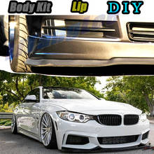 Car Bumper Lip Front Spoiler Skirt Deflector For BMW 4 Series M4 F32 F33 F36 G22/23/ 24  Car Modified Body Kit VIP Hella Flush 2024 - buy cheap
