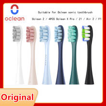 Оригинальная сменная насадка для зубной щетки Oclean sonic Щетка для глубокой чистки 2/4 шт, подходит для Oclean X Pro/Z1/Air 2/F1 2024 - купить недорого