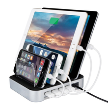 Зарядное устройство для телефона с 4 USB-портами 2024 - купить недорого
