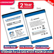 Losoncoer-bateria de celular de 4700mah para lg, g4 beat, g4c, g4s, g4 mini h515, h525n, h731, h734, h616, h735l, h735t, h735tr, h736, h736p 2024 - compre barato