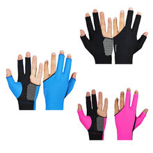 BOODUN Billiard Pool Ball Shooters 3 Fingers Breathable Soft Anti-slip Non-slip Sports Lycra Gloves 2024 - buy cheap