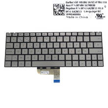 UX333 BE Belgium Belgian backlight keyboard for Asus zenbook UX333F UX333FA blue keyboards silver New 0KNB0 1629BE00 1628BE00 2024 - buy cheap