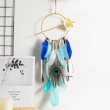 Feather Dream Catcher Wall Art Hanging Macrame Ornaments Nordic Style Craft Car Home Girl Room Decor Dreamcatcher 2024 - buy cheap