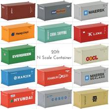 1pc N Scale 20ft Container Shipping Container 1:150 with Magnet Freight Cars Model Trains LOT C15007 Railway Modeling 2024 - buy cheap