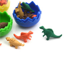 8 Pcs/lot Mini Cute Kawaii TPR Eraser Dinosaur Rubber Erasers For Pencil Kids Gift Stationery School Supplies Student 2024 - buy cheap