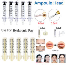 Cabezal de ampolla estéril desechable para pluma de hialurón, atomizador de ácido hialurónico, antiarrugas, Lifting labial, cuidado de la piel, 0,3 ml y 0,5 ml 2024 - compra barato