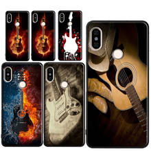 Retro Guitar Music Case For Redmi Note 11 10 9 Pro Note 10S 9S 8T 7 Note 8 Pro Cover For Redmi 10 9 9C 9T 9A 2024 - buy cheap