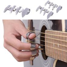 1 Thumb with 3 Finger Guitar Picks Metal Nail Picks Open Design for Ukulele Guitar Guitar Playing Accessory 2024 - buy cheap
