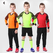 Детская униформа для взрослых вратаря, Футбольная форма, Футбольная форма на заказ, защитная одежда с принтом, номер имени 2024 - купить недорого