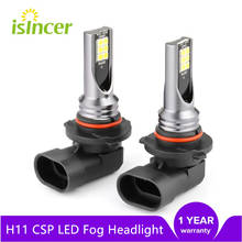 H8 H9 H1 H3 Led H4 H7 H11 9005 HB3 9006 HB4 Car CSP LED Fog Headlight Bulbs 6000K White Auto Fog Lamp Day Running Light 2024 - buy cheap