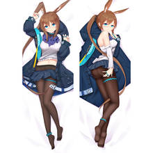 Hot Anime Game Arknights Pillow Cover Dakimakura Case Saria Skadi 3D Double-sided Bedding Hugging Body Pillowcase Customize 2024 - buy cheap