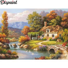 Dispaint Diamond Painting"Forest cabin scenery"DIY 5D Diamond Embroidery Sale Full Set Rhinestone Cross Stitch Home Decor A27042 2024 - buy cheap