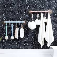 Wall Mounted Bathroom Organizer Hooks Towel Holder Kitchen Accessories Cupboard Storage Rack Shelf Bathroom Holder Key Hooks 2024 - buy cheap