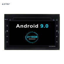 Aotsr Android 9,0 автомобильный gps-навигация, dvd-плеер для peugeot 307 мультимедиа радио рекордер Навигация стерео Wifi Bluetooth 2024 - купить недорого