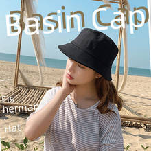 Chapéu de pescador com dois lados, chapéu casual coreano de cor sólida para homens e mulheres, chapéu de sol para verão, chapéu de panamá, novo, 2021 2024 - compre barato