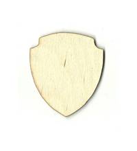 Лазерная огранка НЕОБРАБОТАННАЯ древесина Формы Ремесло Supply''Badge Shield- 2024 - купить недорого