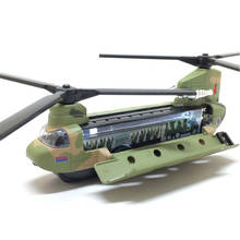 Avión de transporte Chinook para niños y adultos, helicóptero militar del ejército, avión de combate, juguetes, regalo, 14CM 2024 - compra barato