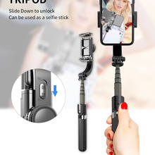 Bastão estabilizador para selfie, suporte ajustável de celular com bluetooth para iphone e huawei 2024 - compre barato