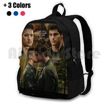 Malec Kiss Outdoor Hiking Backpack Riding Climbing Sports Bag Shadowhunters Shadowhunters Tv Shadowhunters Season 2 Clare The 2024 - buy cheap