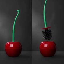 Creative Lovely Cherry Shape Lavatory Brush  & Holder WC Toilet  Cleaning Brush  Long Handle Toilet Bowl Brush 2024 - buy cheap