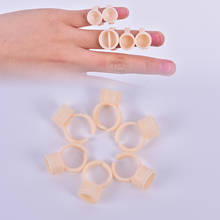 100pcs/bag Silicone Tattoo Pigment Ink Ring Cups Permanent Makeup Eyebrow Eyelash Extension 2024 - buy cheap