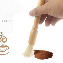 Portable Cleaning Brush Coffee Grinder Cleaning Brush Barista Wooden Handle Sofa Bristles Brush Coffee Machine Cleaning Tool 2024 - buy cheap