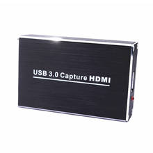 Tarjeta de captura HDMI, dispositivo de captura de vídeo en vivo, USB 3,0, 4K, 1080P, HD, Dongle Grabber, Caja de captura de grabación para PC, PS4 2024 - compra barato