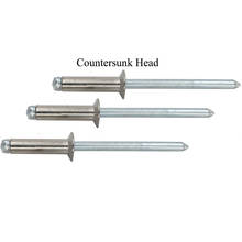 M3.2 M3.2*6.4 M3.2x6.4 304 Stainless Steel 304ss DIN7337 Self-Plugging Pull Nail POP CSK Countersunk Head Flat Head Blind Rivet 2024 - buy cheap