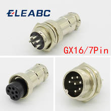 1set GX16 7 Pin Male & Female Diameter 16mm Wire Panel Connector L73 GX16 Circular Connector Aviation Socket Plug 2024 - buy cheap