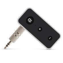 2021 Bluetooth-compatible 5.0 Receiver Car Kit AUX 3.5mm Audio Jack Car Music Audio Receiver Handsfree Call Auto Music Adapter 2024 - buy cheap