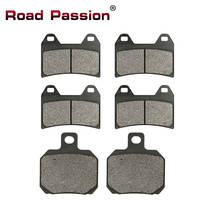 Pastilhas de freio dianteiras e traseiras da motocicleta da paixão da estrada para cagiva raptor 650 1000 raptor650 v-raptor 1000 v x-tra raptor 2000-2007 2024 - compre barato