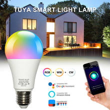 12W 15W E27 Smart WiFi Light Bulb RGB Dimmable LED Lamp APP Smart Wake up Night Light Compatible with Alexa Echo Google Home 2024 - buy cheap