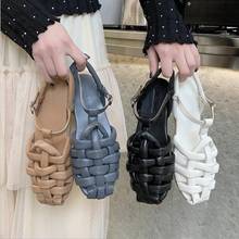 Baotou-Sandalias planas informales para mujer, zapatos de tela, para exteriores, 2021 2024 - compra barato