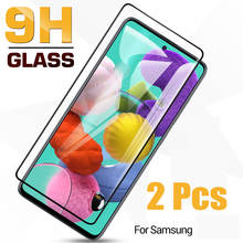 Película de vidro temperado para celulares samsung, película protetora compatível com os modelos a51, a71, a11, a21, a31, a41, m11, m21, m51 2024 - compre barato