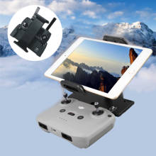 Suporte de extensão dobrável da tabuleta do metal para dji mavic 3/ar 2/2s/mini 2/mini se telefone de controle remoto tablet titular acessório 2024 - compre barato