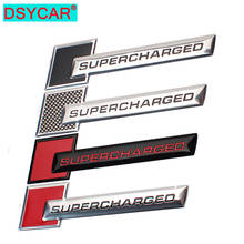 DSYCAR 3D Metal SUPERCHARGED Car Sticker Emblem Badge for Universal Cars Moto Bike Decorative Accessories 2024 - buy cheap