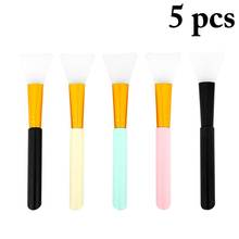 5PCS Professional Makeup Brush Silicone Facial Mask Brush Cream Mixing Silicone Brush Makeup Brush Face Skin Care Makeup Tools 2024 - buy cheap