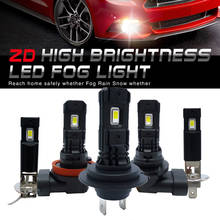 Car LED Fog Light Bulbs H1 H7 H11 H8 9006 HB4 Fog Lamp 100W 3000LM 6000K Auto Driving Fog Lights CSP Led Chip 2024 - buy cheap
