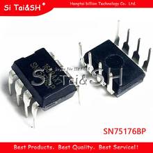 Chip de receptor de driver original, novo e original, sn75176bp dip8 sn75176 sn75176b dip 75176 ic, com 10 peças 2024 - compre barato