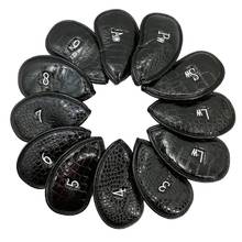 24Pcs Exquisite PU Golf Club Cap Protector Golf Iron Head Cover Set Accessories 2024 - buy cheap