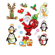 Merry Christmas Patches For Clothing DIY Heat Transfer Stickers Washable Iron-on Patches T-shirt Jeans Household Iron Patch 2024 - buy cheap