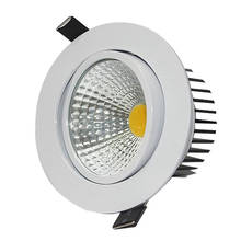 Luz Led descendente regulable para techo, foco COB de 5W, 7W, 9W, 12W, 85-265V, iluminación interior 2024 - compra barato