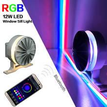 Luz LED RGB con Bluetooth para ventana de KTV, marco de pared para puerta de Bar, pasillo, teléfono, lámparas LED inalámbricas con parpadeo de 360 grados 2024 - compra barato