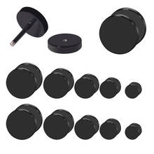 10Pcs Black Stainless Steel Fake Cheater Ear Plugs Gauge Body Jewelry Pierceing 2024 - buy cheap