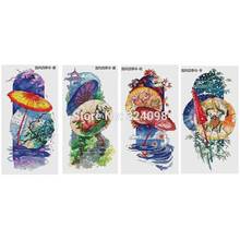 Guofeng Four Seasons Umbrella patterns Counted Cross Stitch 11CT 14CT 18CT DIY Cross Stitch Kits Embroidery Needlework Sets 2024 - buy cheap