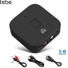 Tebe-receptor de Audio NFC con Bluetooth 5,0, adaptador de música inalámbrico de calidad de sonido sin pérdidas, CD HIFI, RCA, 3,5mm, para TV, coche y altavoz 2024 - compra barato